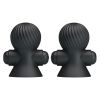 Pretty Love Rechargeable Nipple Suckers-Black