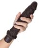 Dr. Skin Silicone Dr. Richard Vibrating Dildo-Brown 9