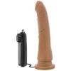Dr. Skin Vibrating Cock-Mocha 8.5