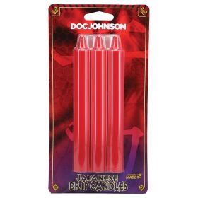 Japanese Drip Candles-Red 3PK