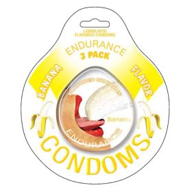 Endurance Condoms-Banana 3pk