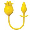 Clit-Tastic Tulip Finger Massager & Pleasure Plug-Yellow
