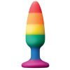Colours Pride Edition Pleasure Plug-Rainbow Medium