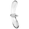 Satisfyer Double Crystal Glass Dildo-Clear