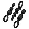 Satisfyer Booty Call Plugs-Black (Set Of 3)