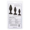 Silicone Anal Exerciser Kit-Black