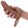 Performance Maxx Rechargeable Thick Dual Penetrator-Brown