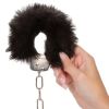 Ultra Fluffy Furry Cuffs-Black