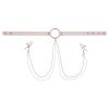 S&M Peaches Ôn CreaMe Collar with Nipple Clamps