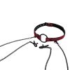 Secret Kisses Rosegasm Open Mouth Gag with Removeable Nipple Clips