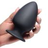 Squeeze-It Squeezable Anal Plug Medium-Black