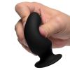Squeeze-It Squeezable Anal Plug Small-Black