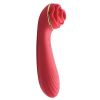 Bloomgasm Passion Petals 10X Silicone Suction Rose Vibrator-Red